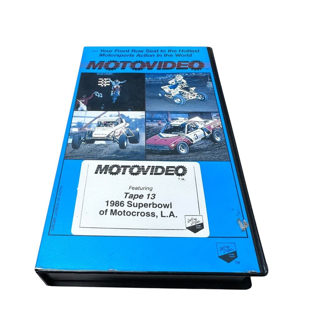 1986 Motocross Superbowl of Motocross LA Tape 13 VHS Video RARE